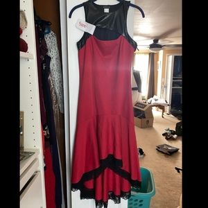 Venus Custom Red and Black Dress